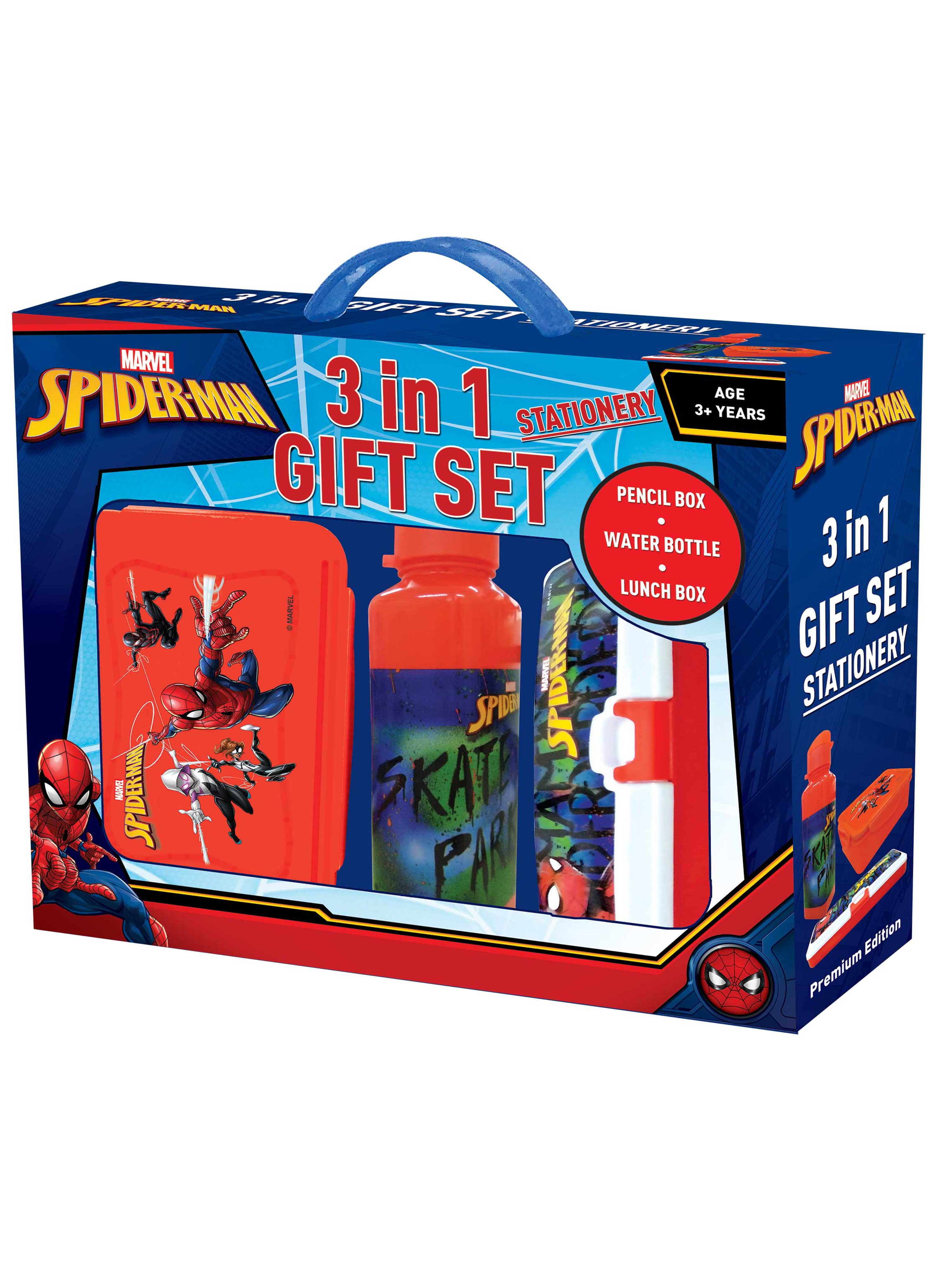 Marvel Spiderman 3 in 1 Gift Set