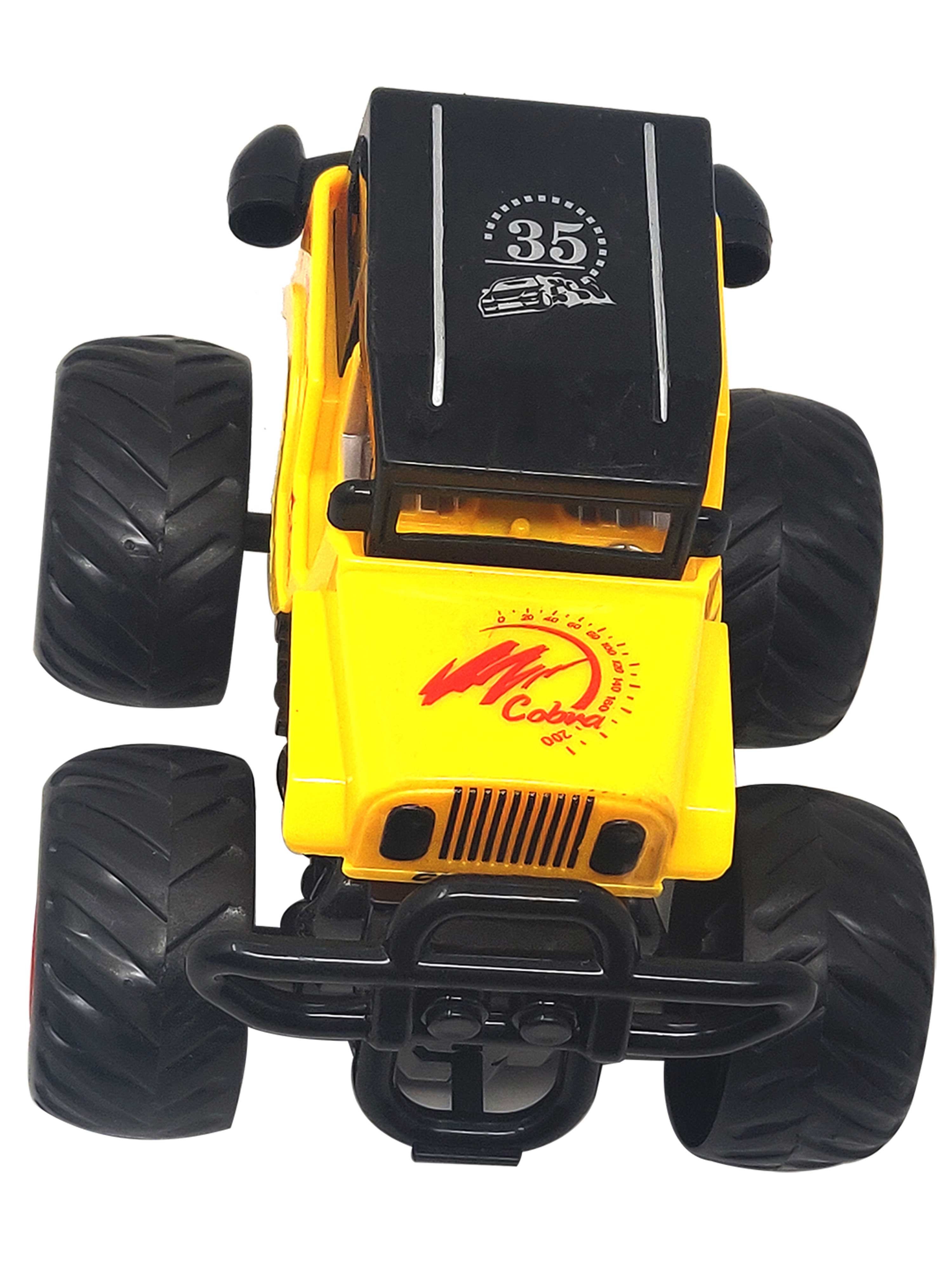 Friction Cars-Jeep-Yellow