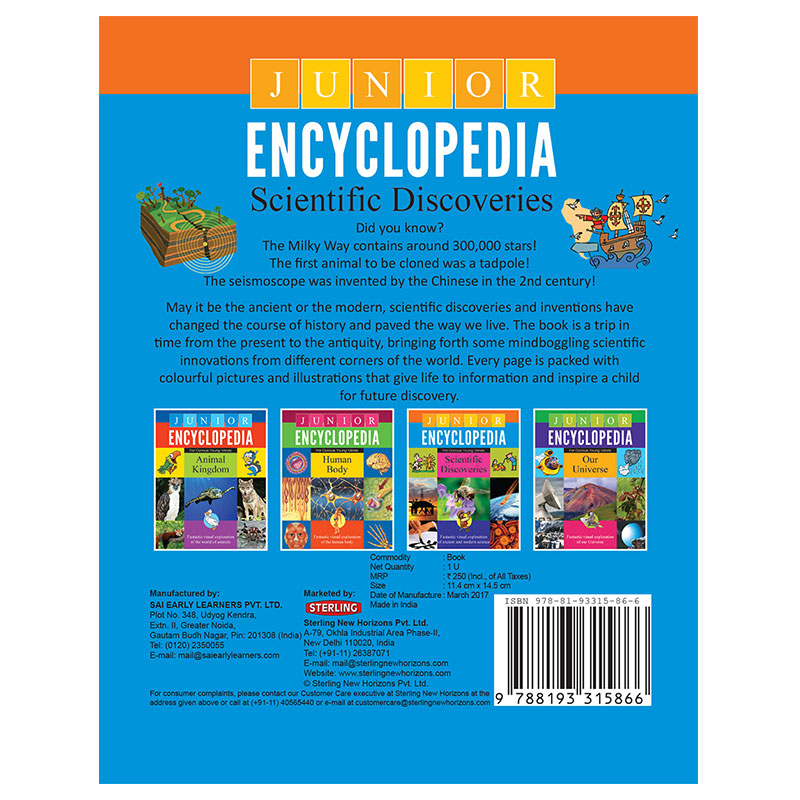 Junior Encyclopedia Scientific Discoveries