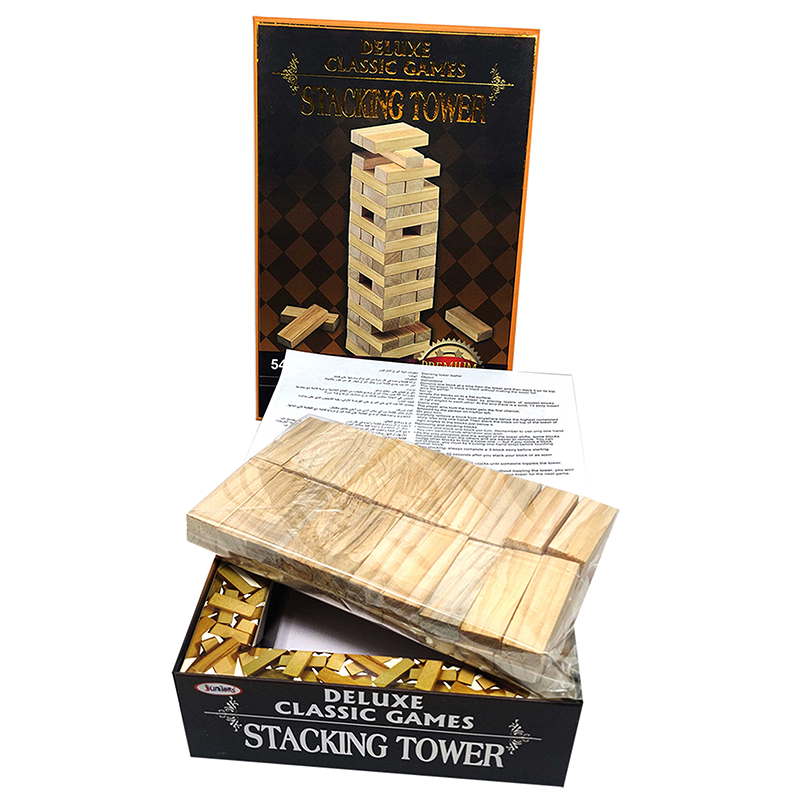 Deluxe Classic Games-Stacking Tower